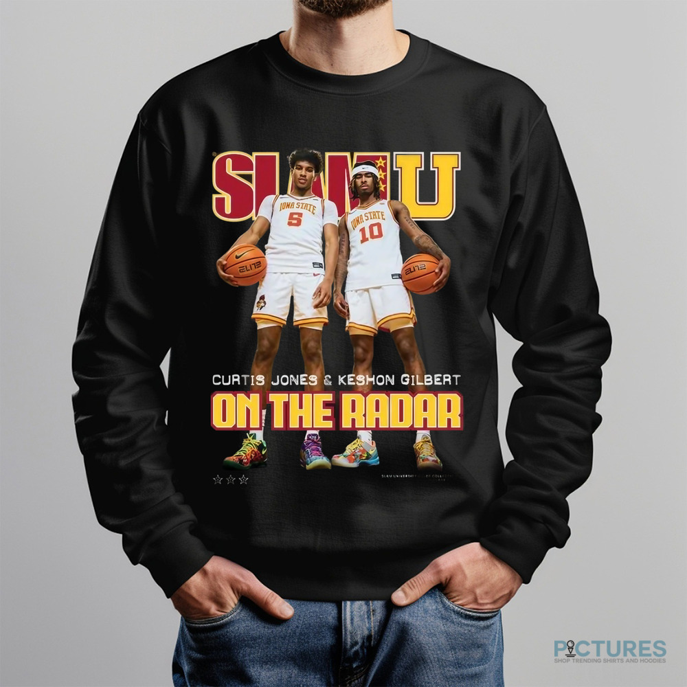Curtis Jones And Keshon Gilbert On The Radar Iowa State Cyclones The Second Ever SLAMU Cover Shirt