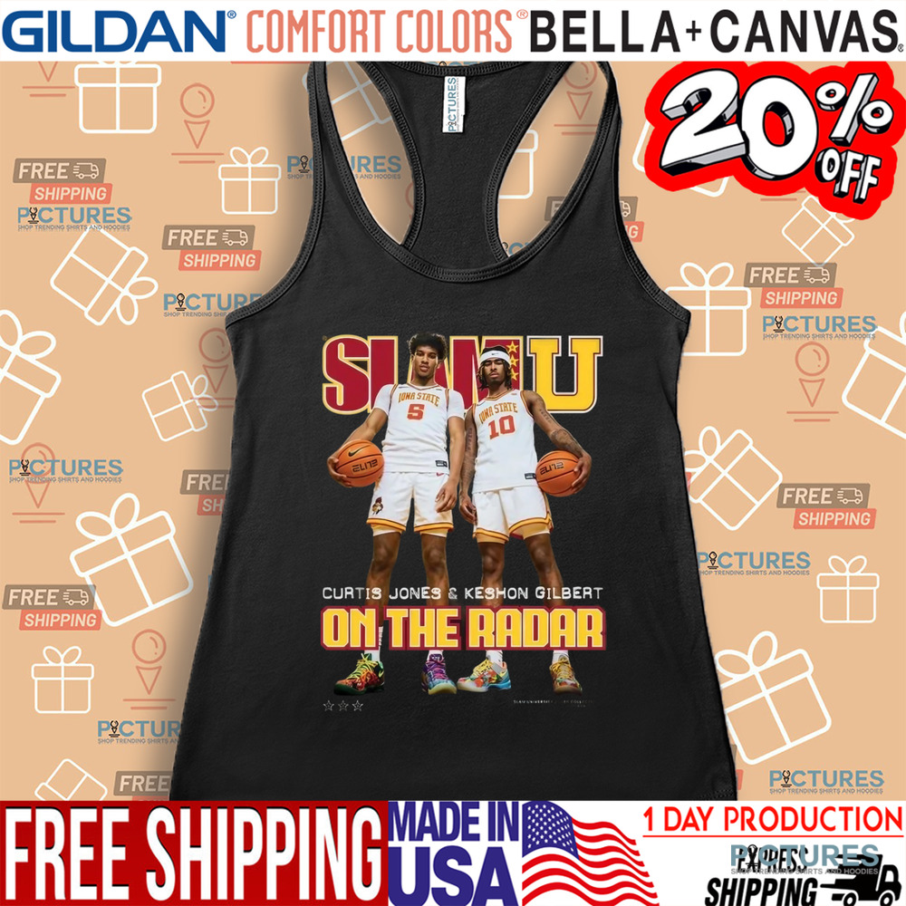 Curtis Jones And Keshon Gilbert On The Radar Iowa State Cyclones The Second Ever SLAMU Cover Shirt