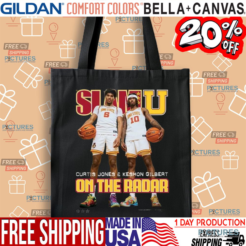 Curtis Jones And Keshon Gilbert On The Radar Iowa State Cyclones The Second Ever SLAMU Cover Shirt