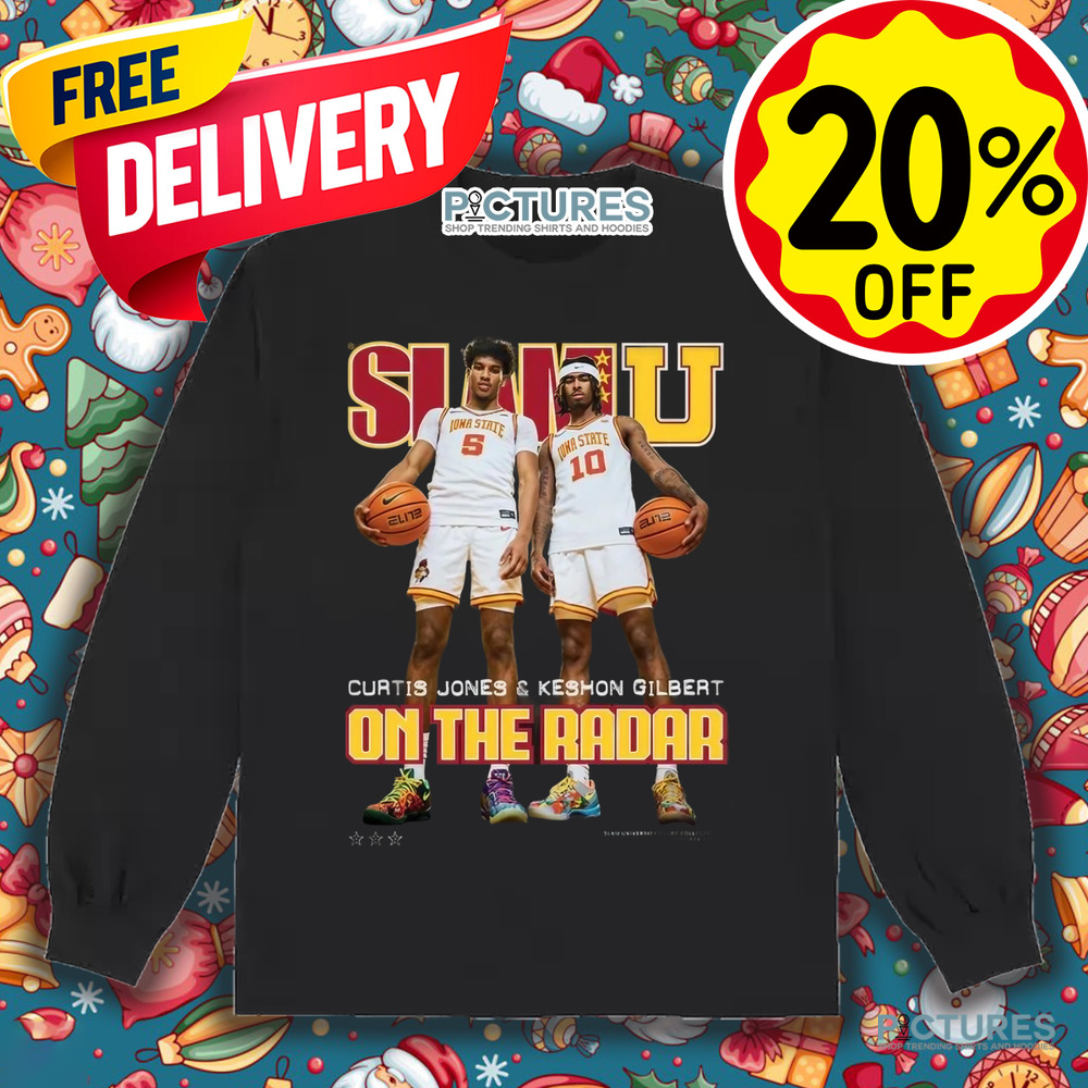 Curtis Jones And Keshon Gilbert On The Radar Iowa State Cyclones The Second Ever SLAMU Cover Shirt