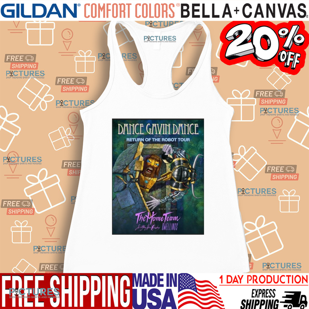 Dance Gavin Dance Launching Return Of The Robot North American Tour Shirt
