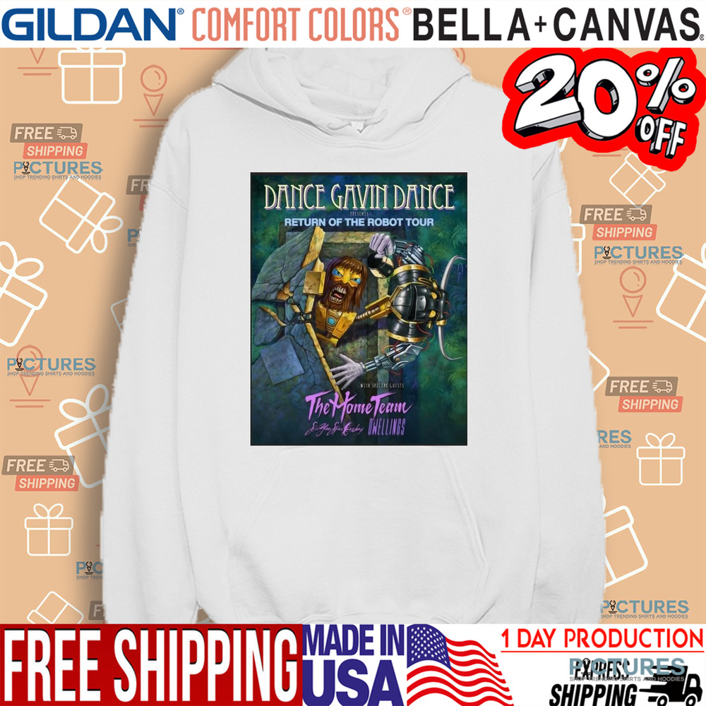 Dance Gavin Dance Launching Return Of The Robot North American Tour Shirt