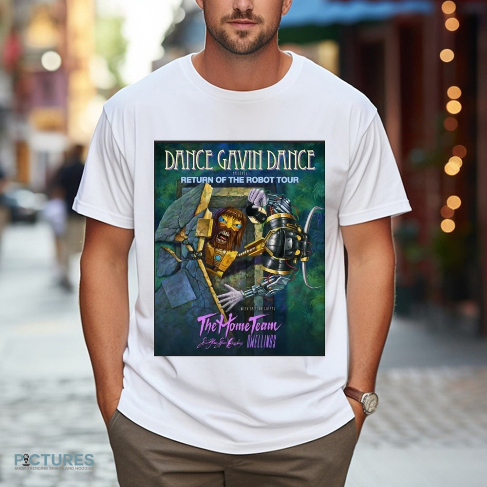 Dance Gavin Dance Launching Return Of The Robot North American Tour Shirt
