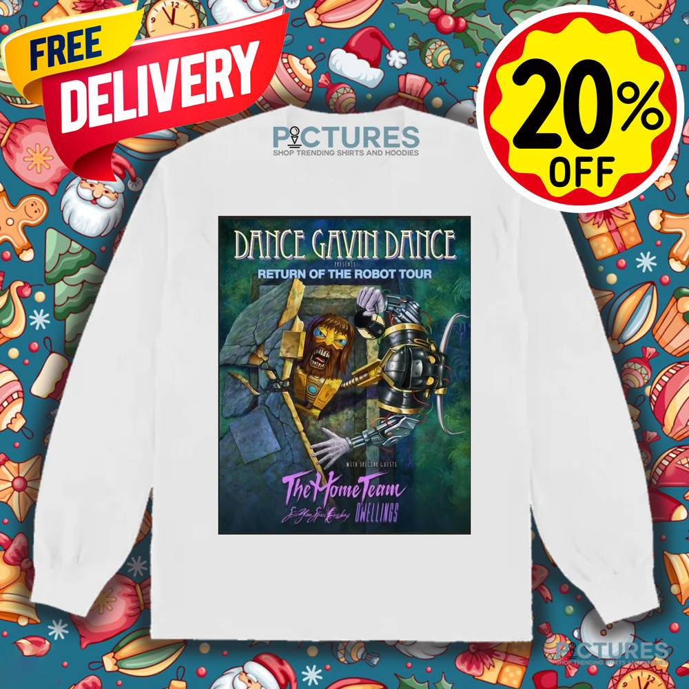 Dance Gavin Dance Launching Return Of The Robot North American Tour Shirt