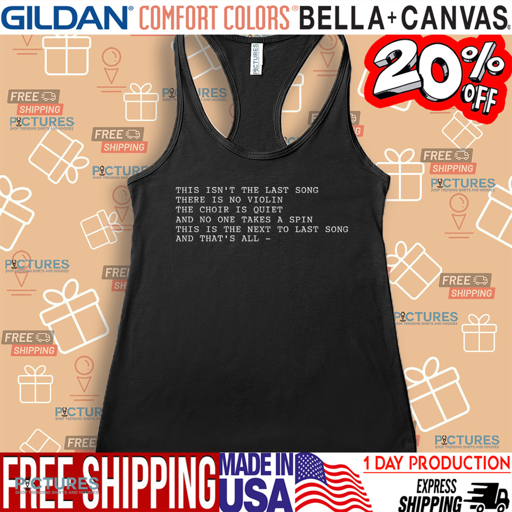 Dancer In The Dark Lyrics De by Lars von Trier This Is The Last Song Shirt
