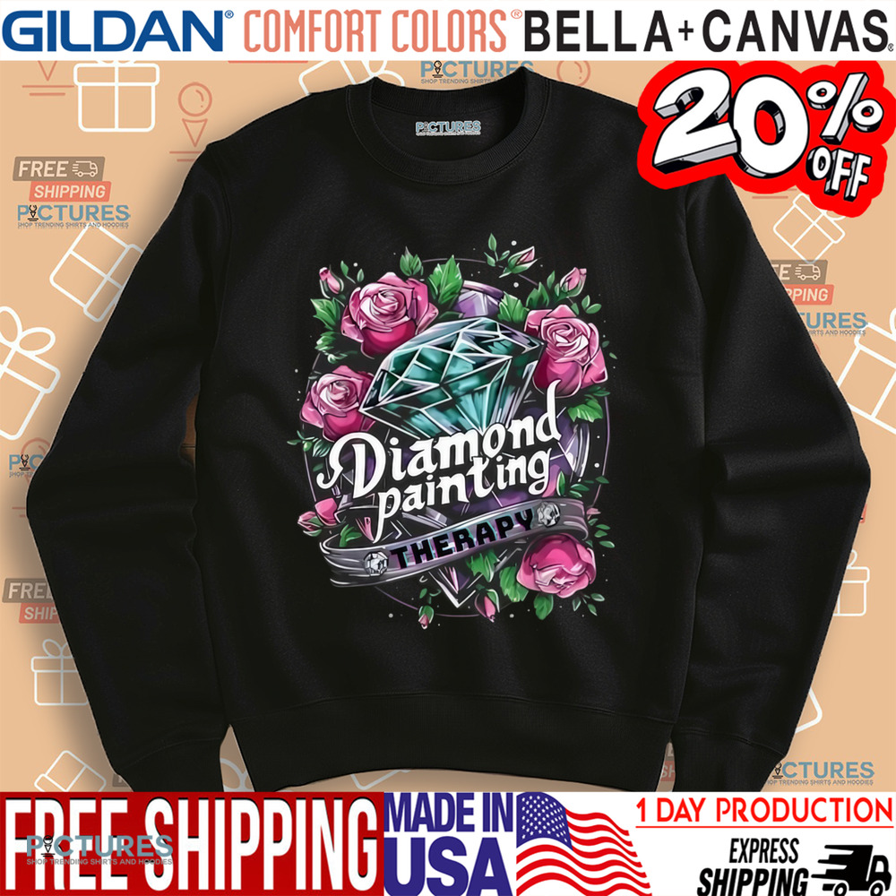 Diamond Painting Therapy Shirt
