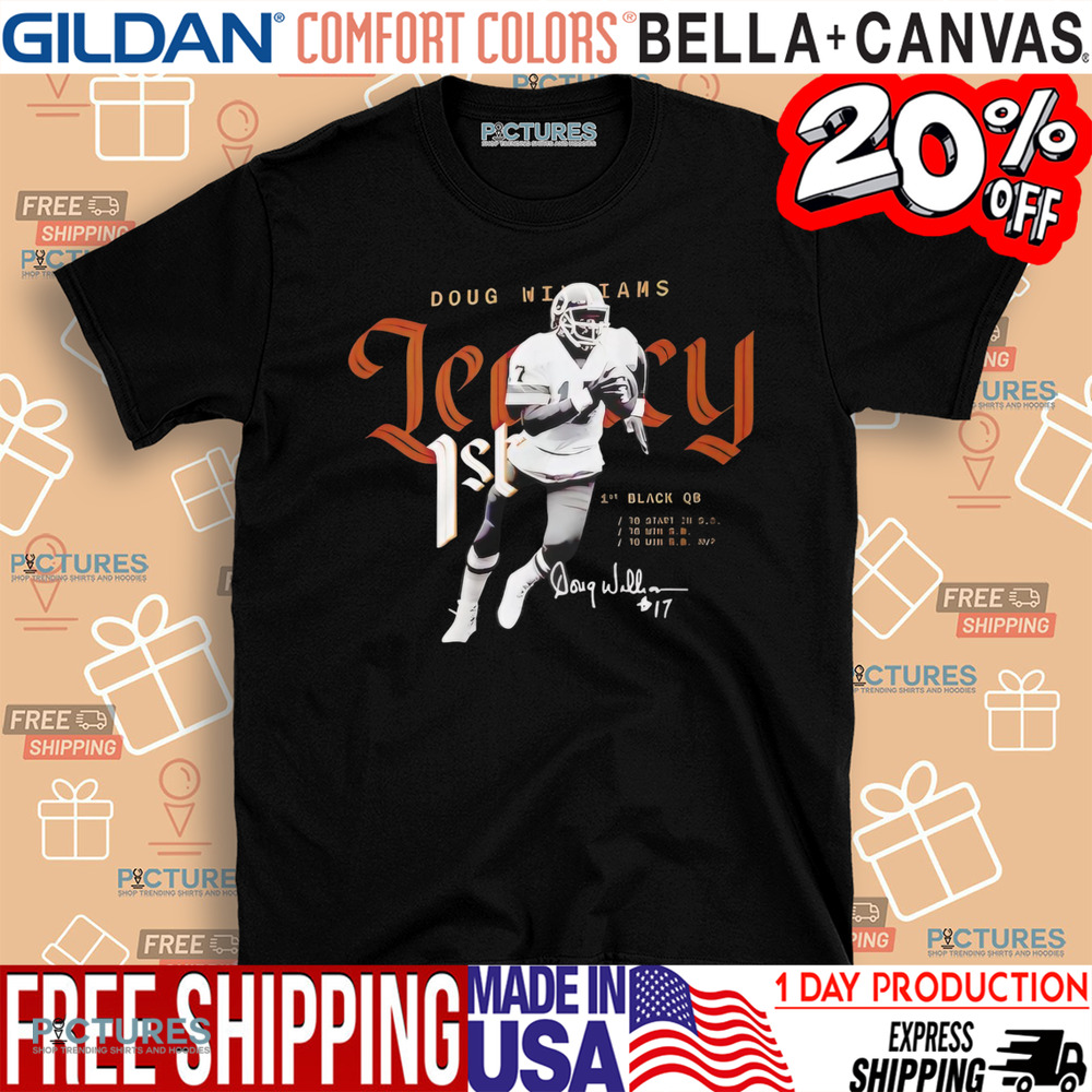 Doug Williams Nfl Washington Commanders Legacy 1st Graphic Signature Shirt Doug Williams Nfl Washington Commanders Legacy 1st Graphic Signature Shirt