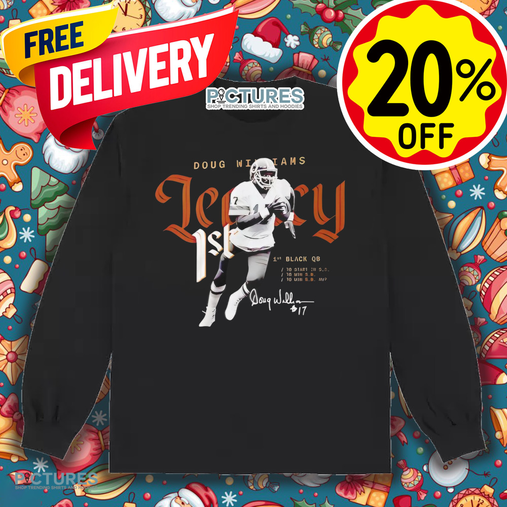 Doug Williams Nfl Washington Commanders Legacy 1st Graphic Signature Shirt Doug Williams Nfl Washington Commanders Legacy 1st Graphic Signature Shirt