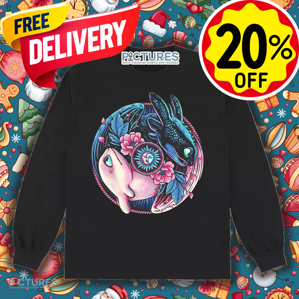 Dragons How to Train Your Dragon Night Fury and Light Fury shirt
