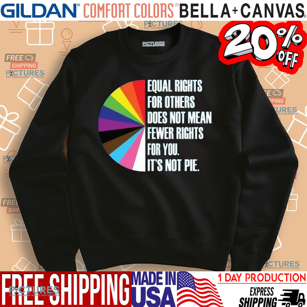 Equal Rights For Others Does Not Mean Fewer Rights For You It's Not Pie Shirt