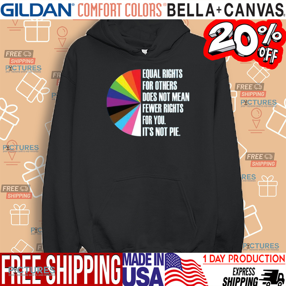 Equal Rights For Others Does Not Mean Fewer Rights For You It's Not Pie Shirt