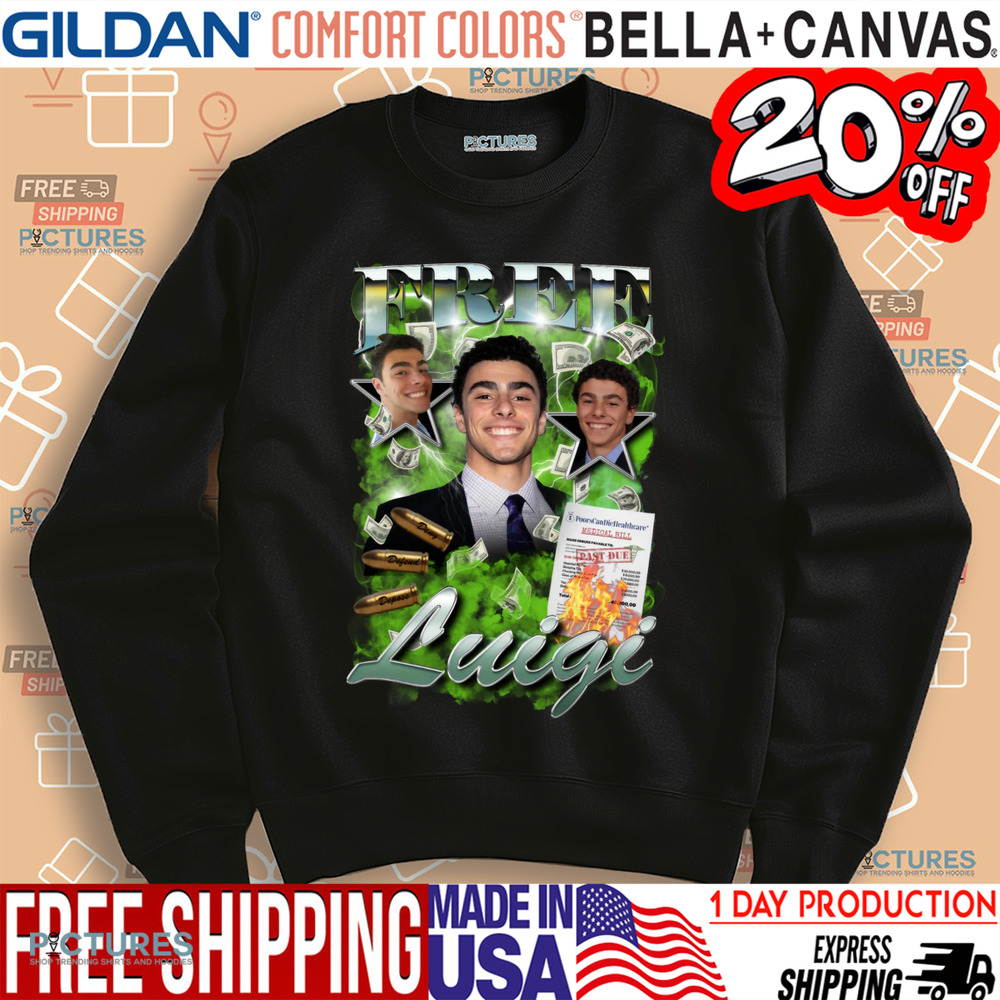 Free Luigi Concert Shirt
