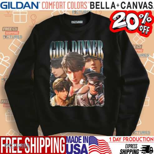 Girl Dinner Caleb Love And Deepspace Vintage Bootleg Shirt