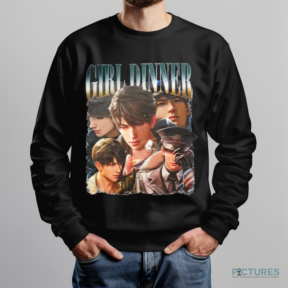 Girl Dinner Caleb Love And Deepspace Vintage Bootleg Shirt