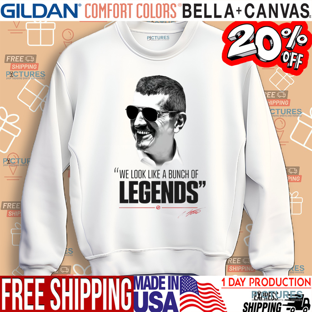 Guenther Steiner We Look Like A Bunch Legends Shirt