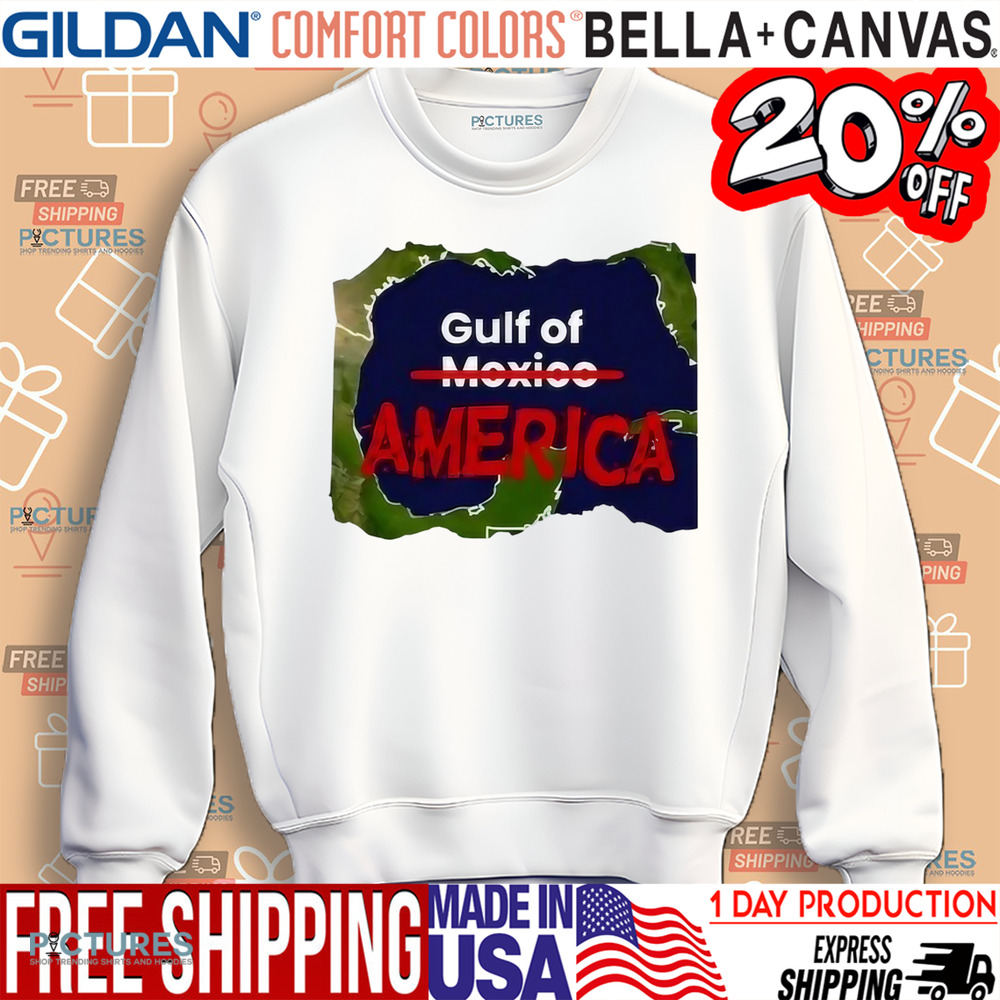 Gulf Of America Map Shirt