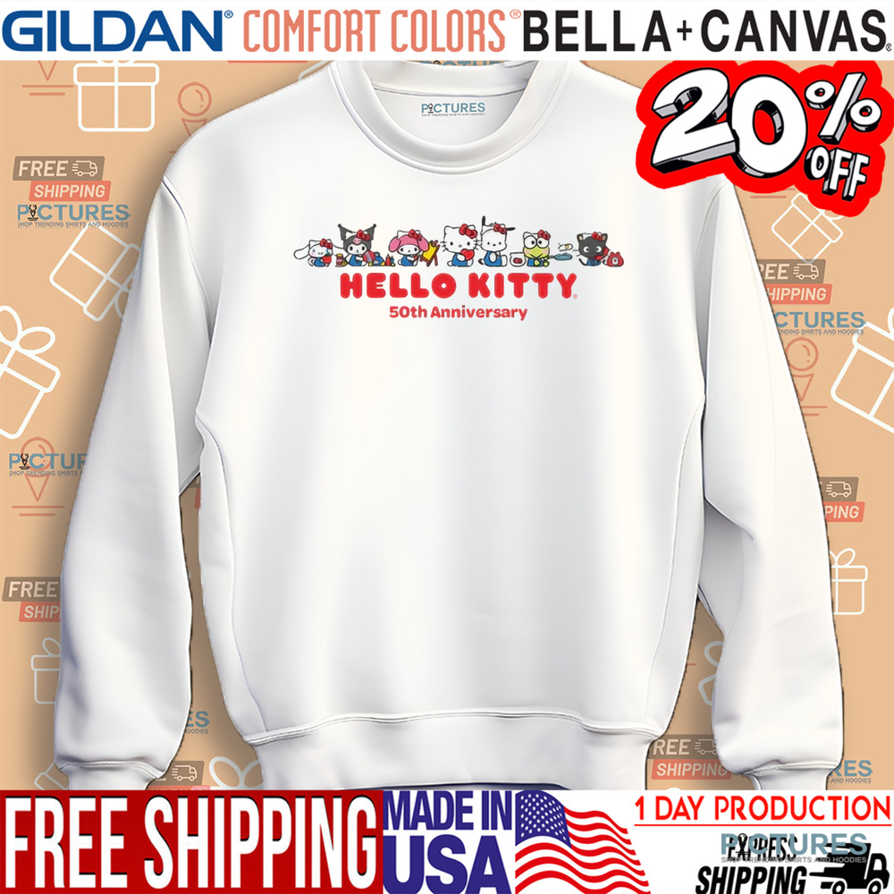 Hello Kitty Hello Everyone 50th Anniversary Shirt