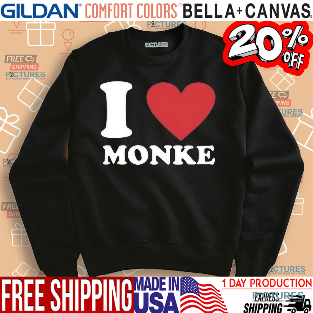 I Heart Monke Shirt