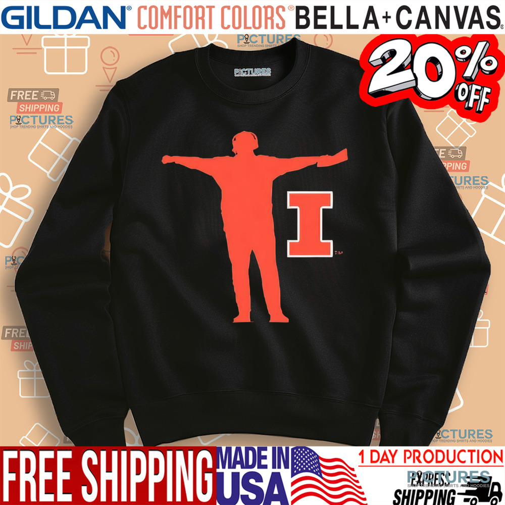 Illinois Football Coach Sign Shirt