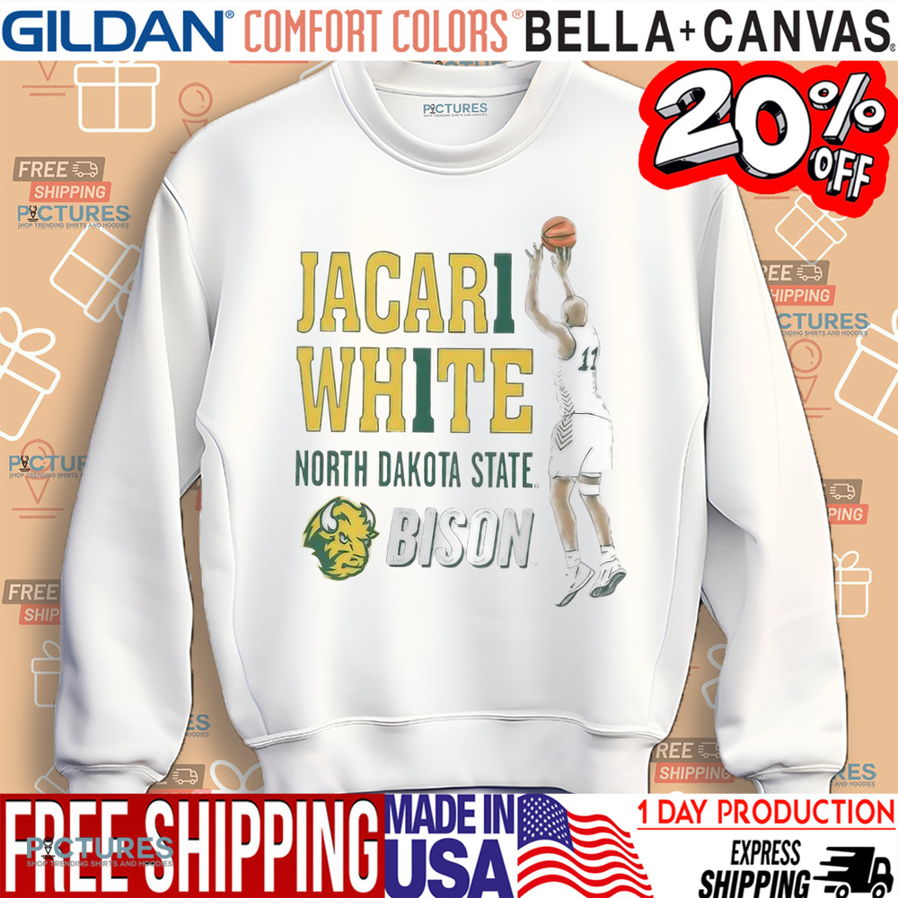 Jacari White 11 North Dakota State Bison Shirt
