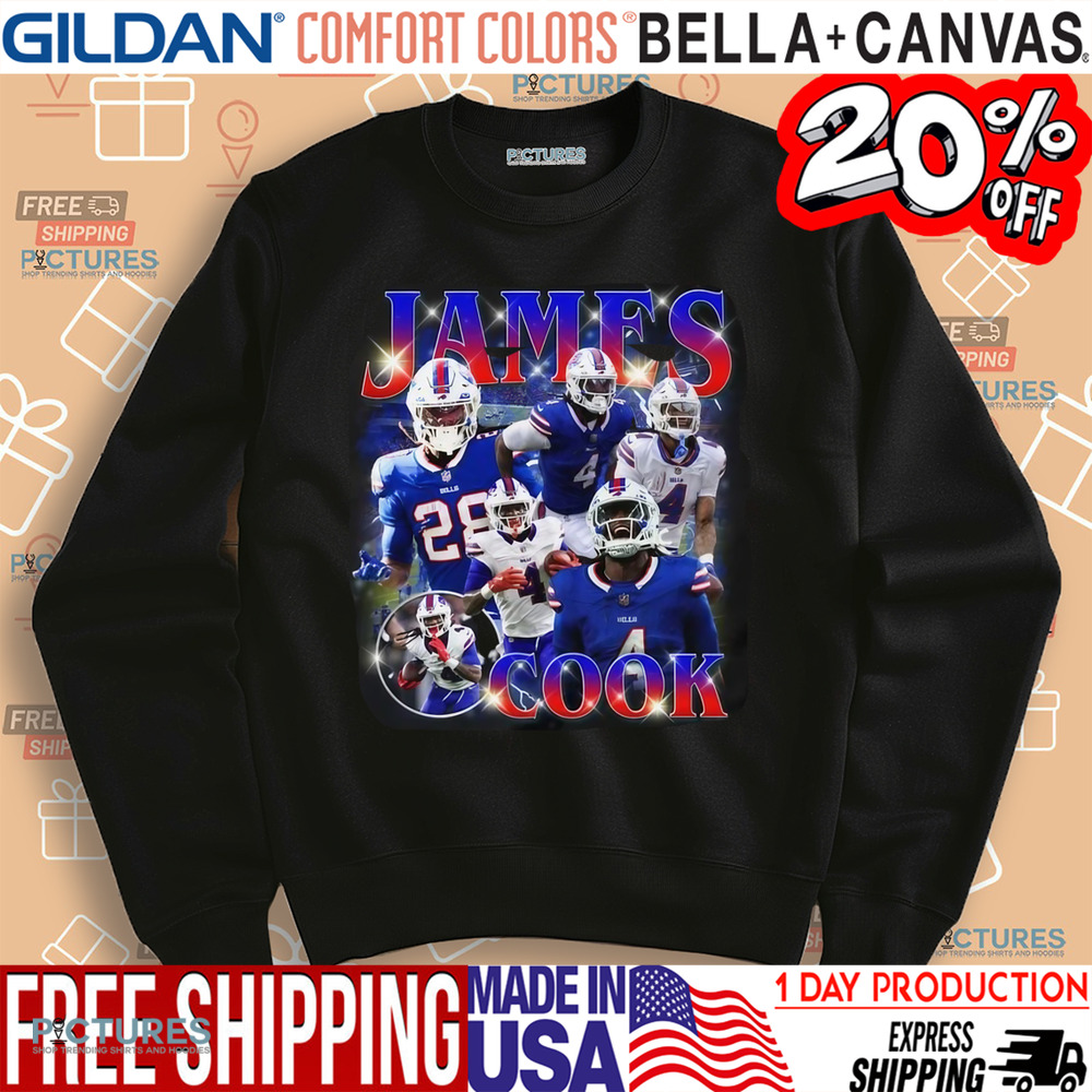 James Cook Bills Super Bowl Champions 2025 Shirt