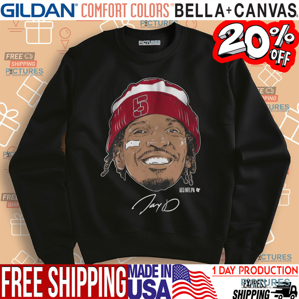 Jayden Daniels Face Bandage Shirt