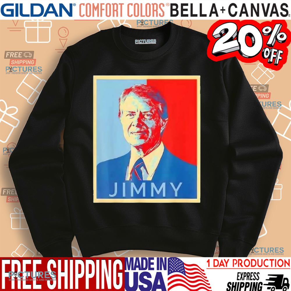 Jimmy Carter Former USA President Portrait Pop Art Shirt
