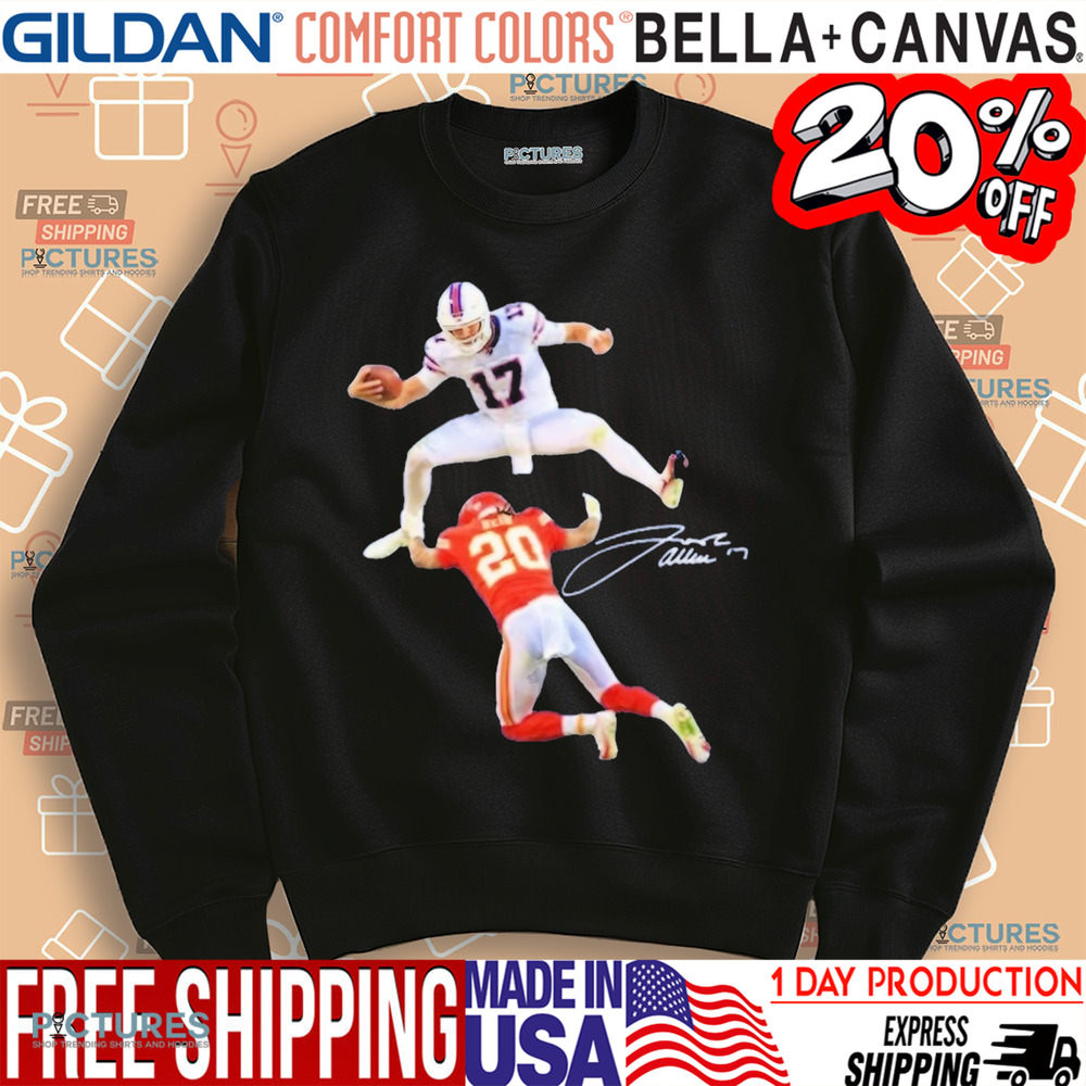 Josh Allen Vs Kansas City Football Shirt
