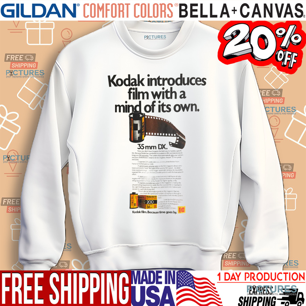 Kodak Introduces Film With A Mind Of Its Own 35mm DX Shirt