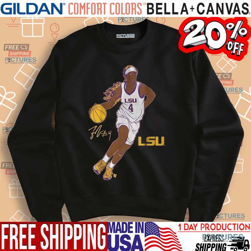 LSU Basketball Flau’jae Johnson Superstar Pose Shirt
