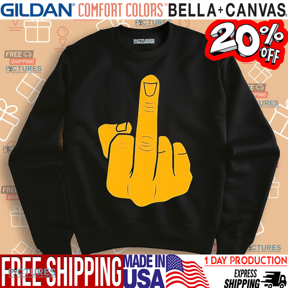 Middlefinger giveaway for first 15k fans Washington Capitals shirt