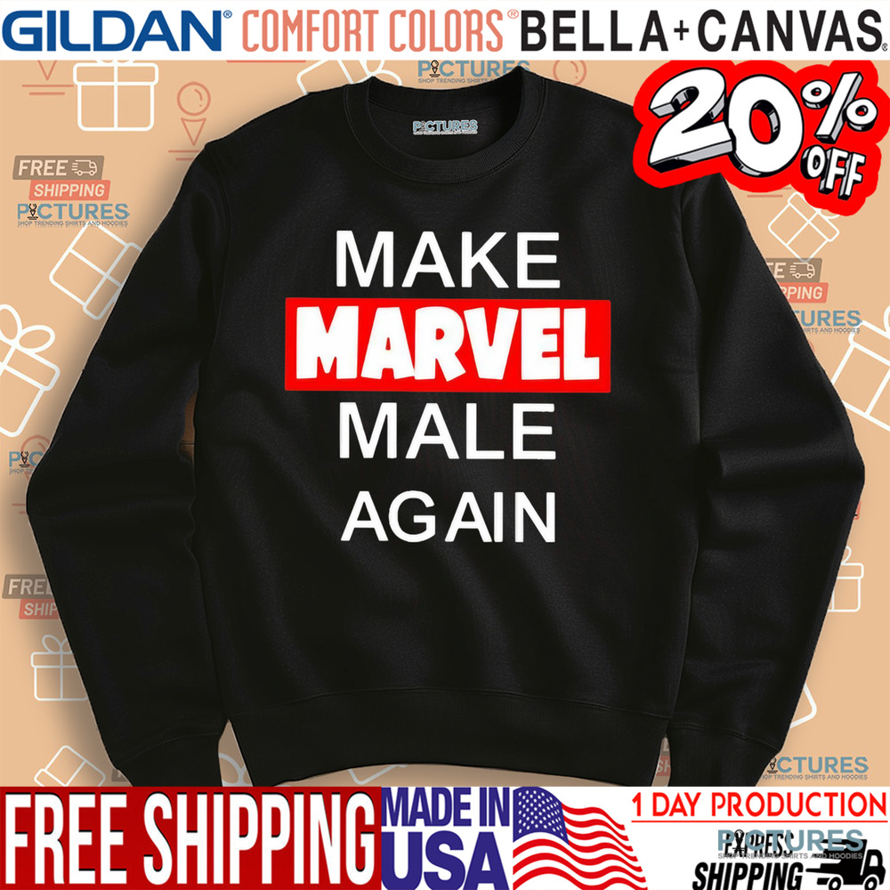 Nerdrotic Make Marvel Male Again Shirt