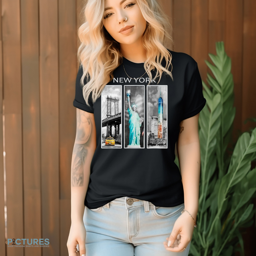 New York Statue of Liberty One World Trade Center Souvenir Shirt