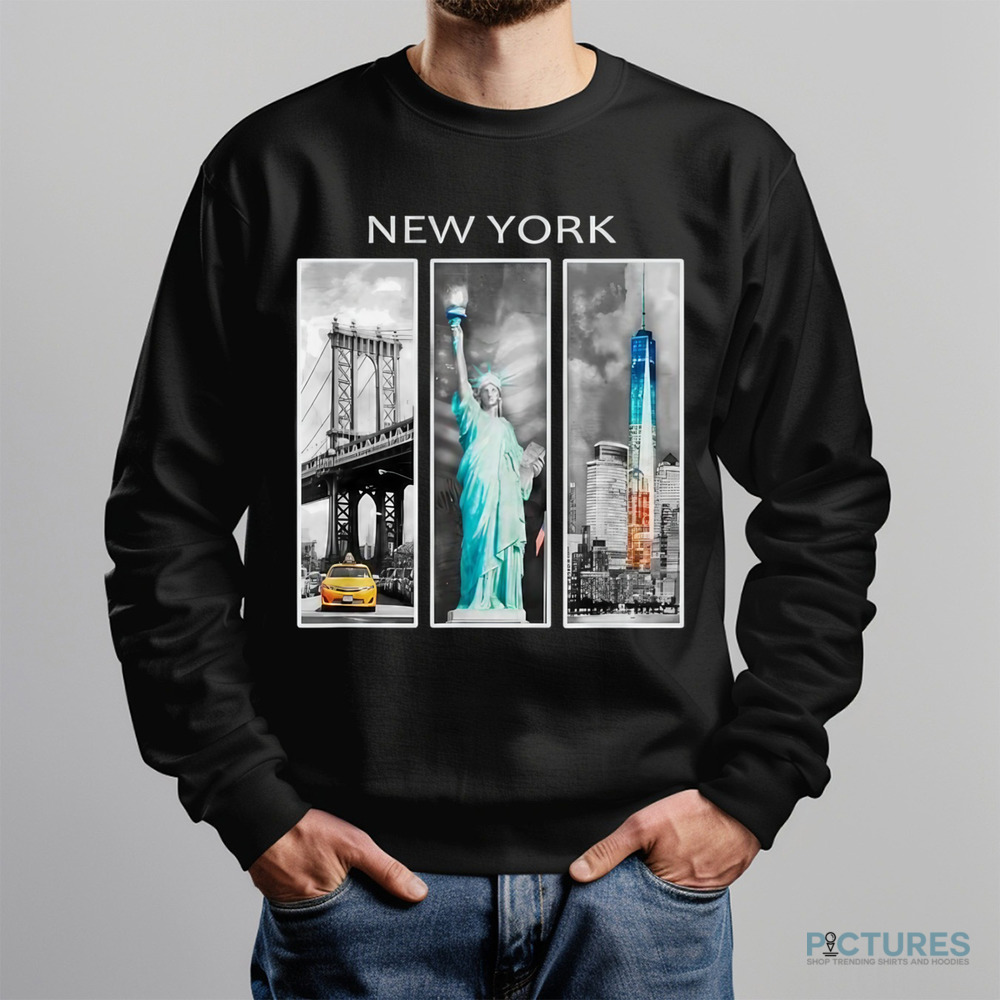 New York Statue of Liberty One World Trade Center Souvenir Shirt
