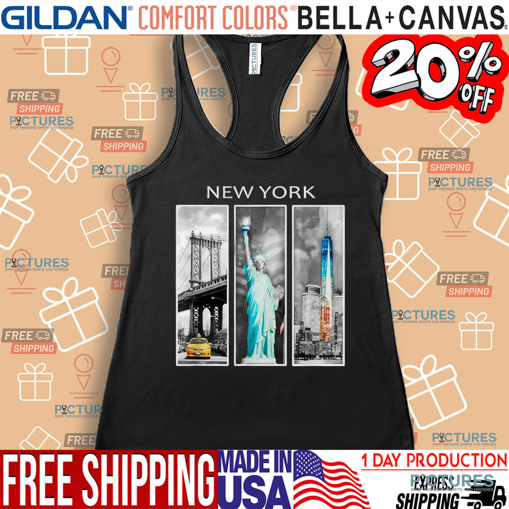 New York Statue of Liberty One World Trade Center Souvenir Shirt