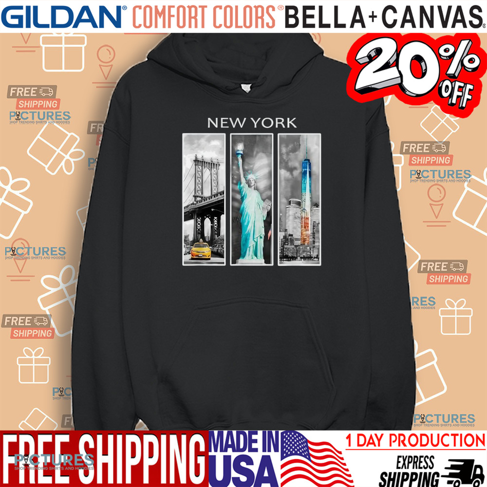 New York Statue of Liberty One World Trade Center Souvenir Shirt