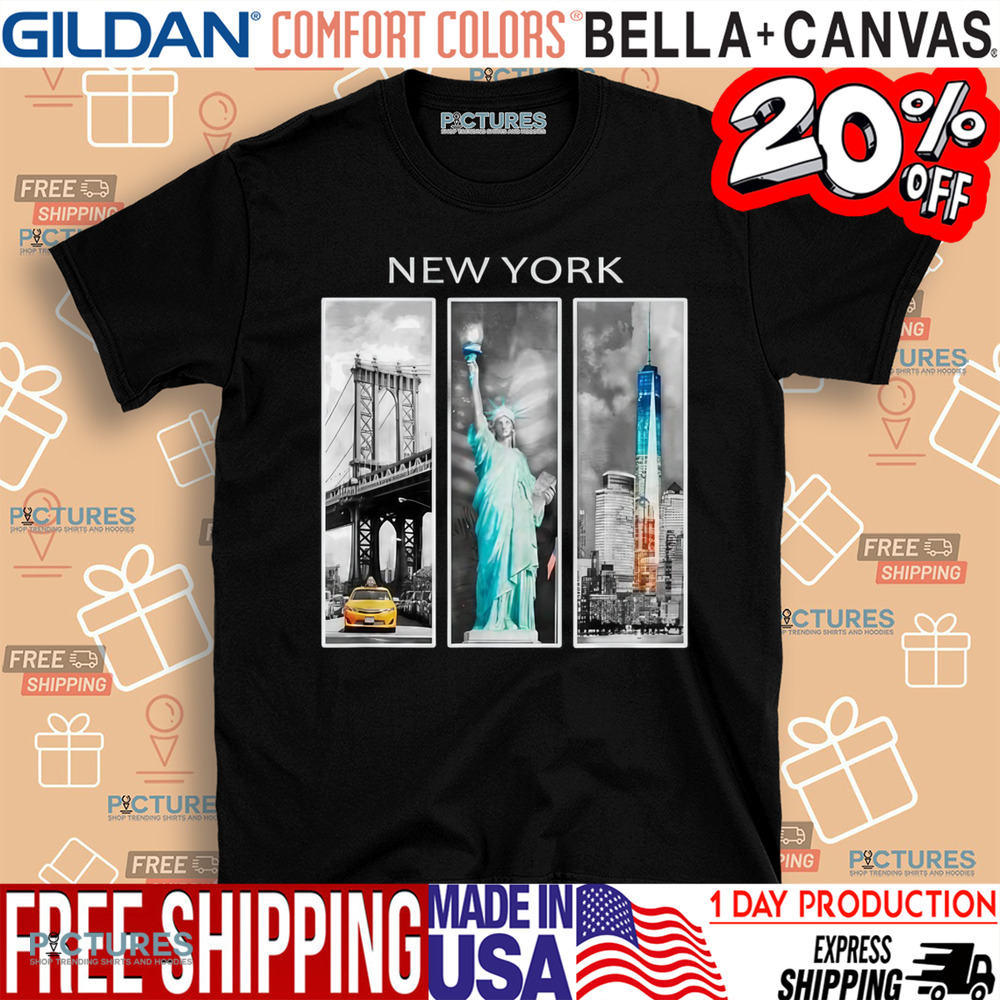New York Statue of Liberty One World Trade Center Souvenir Shirt