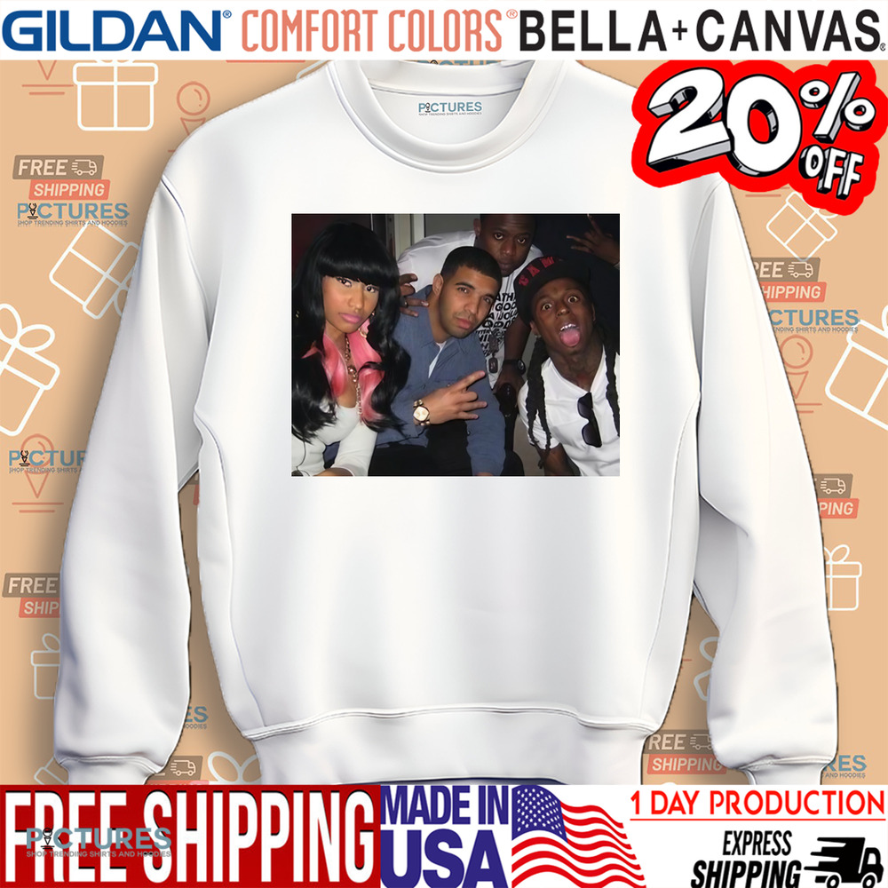 Nicki Minaj Lil Wayne And Drake No Frauds Young Money 2010 Shirt