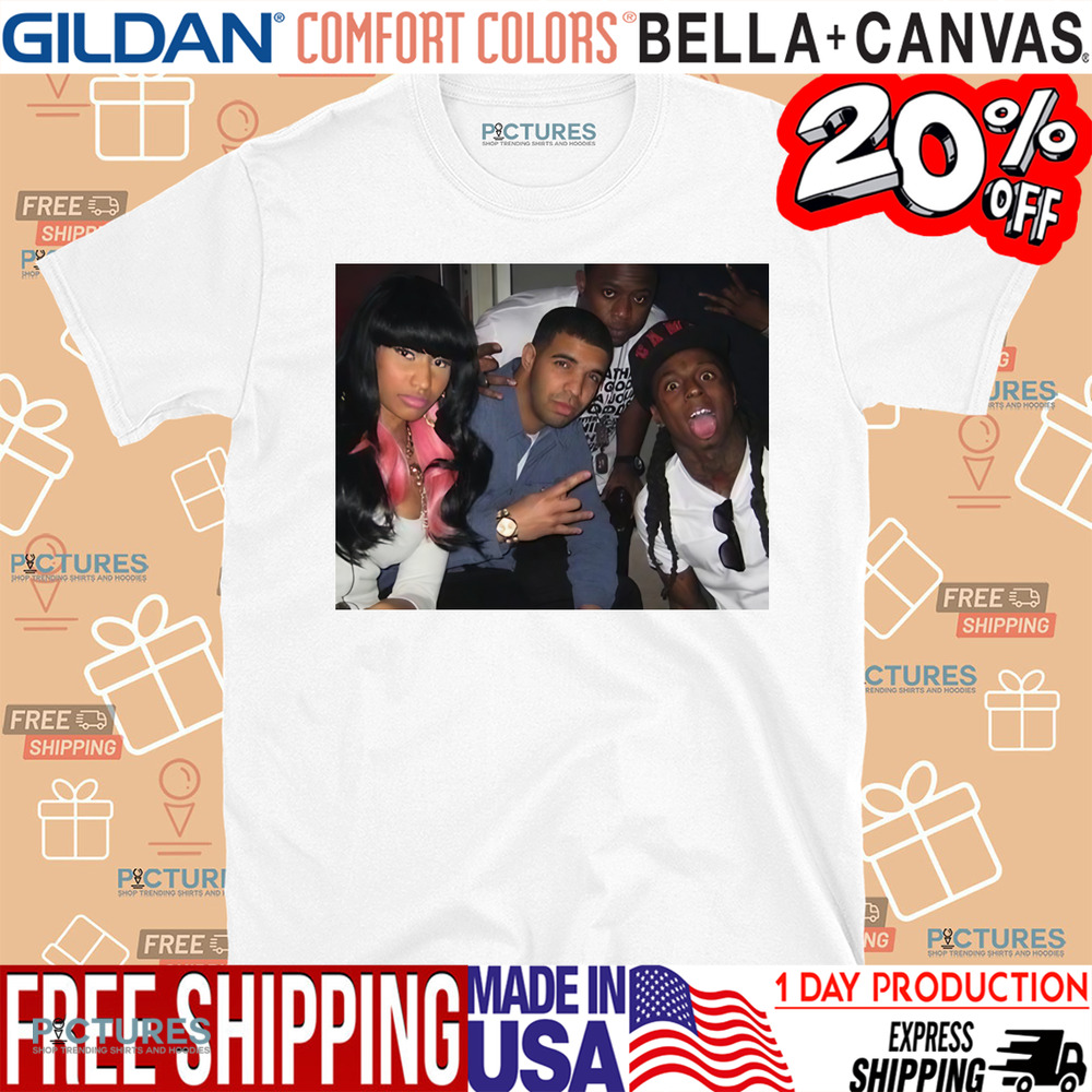 Nicki Minaj Lil Wayne And Drake No Frauds Young Money 2010 Shirt