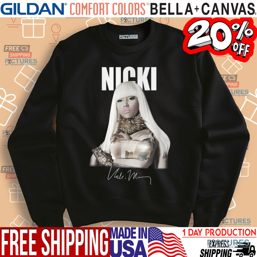 Nicki Minaj Pink Lips Portrait Shirt