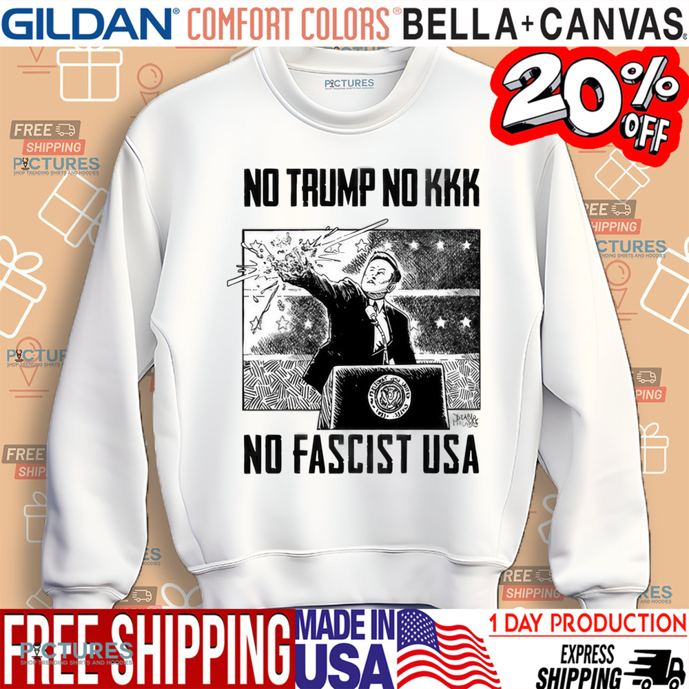 No Trump No Kkk No Fascist Usa Shirt