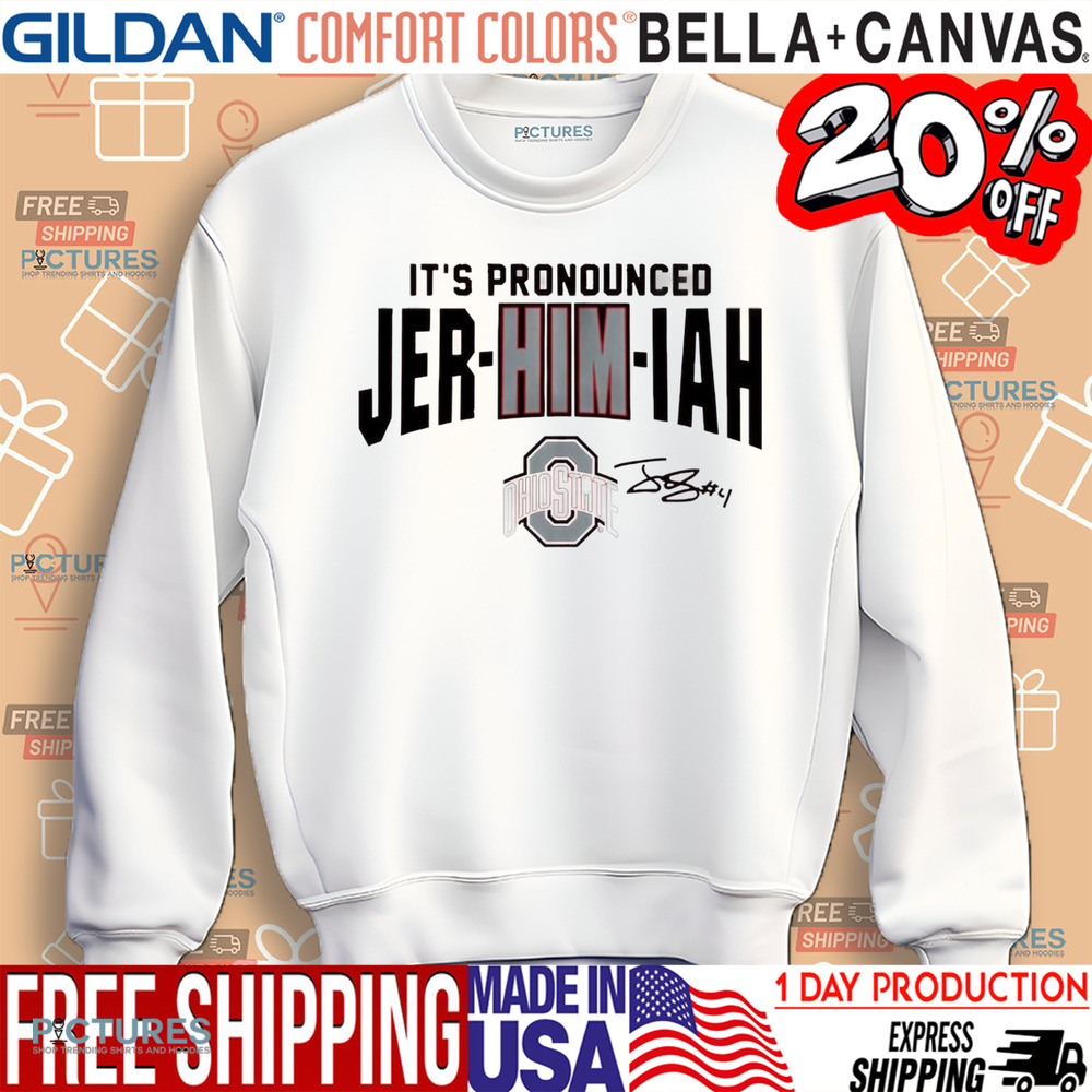 Ohio State Buckeyes Jeremiah Smith Jer-HIM-iah Signature shirt