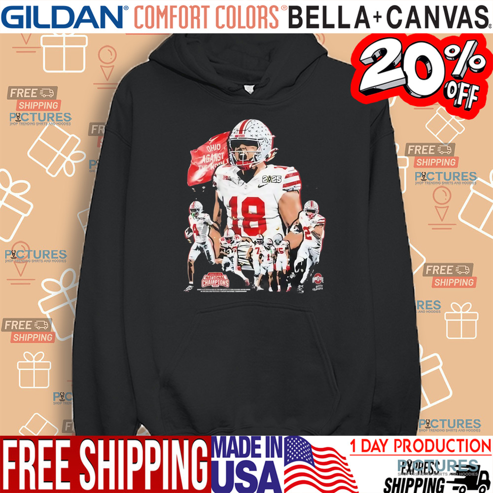 Ohio State Buckeyes football team against the world National Champions 2024 shirt