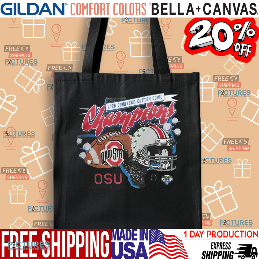 Ohio State Football 2025 Cotton Bowl Champions OSU CFP Semifinal Helmet Shirt