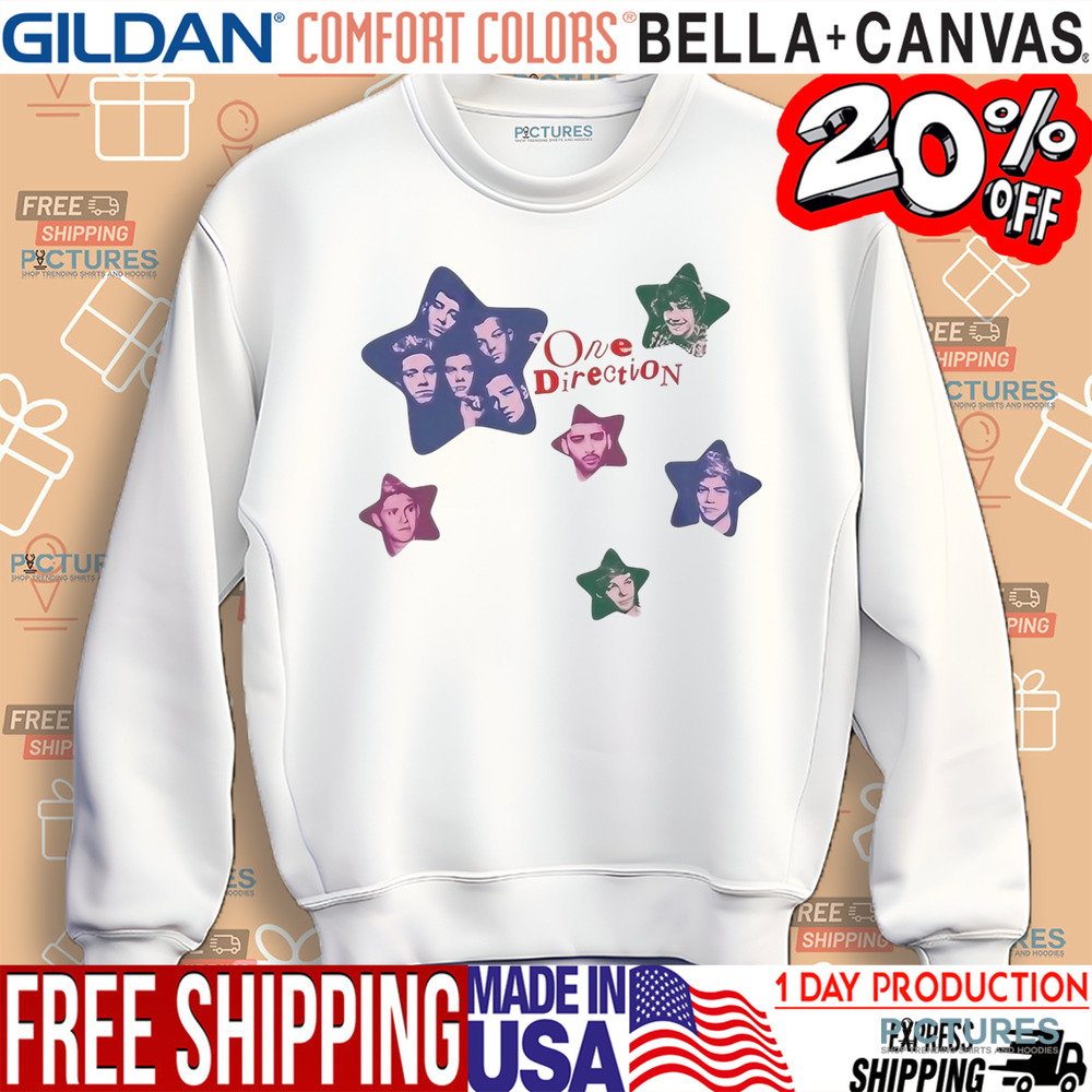 One Direction In Color Shirt