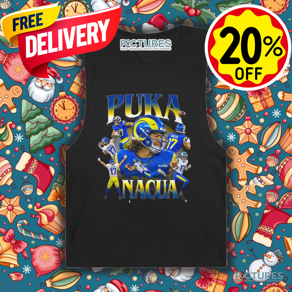 Puka Nacua All-Time Rookie Receiving Leader Vintage Bootleg Shirt