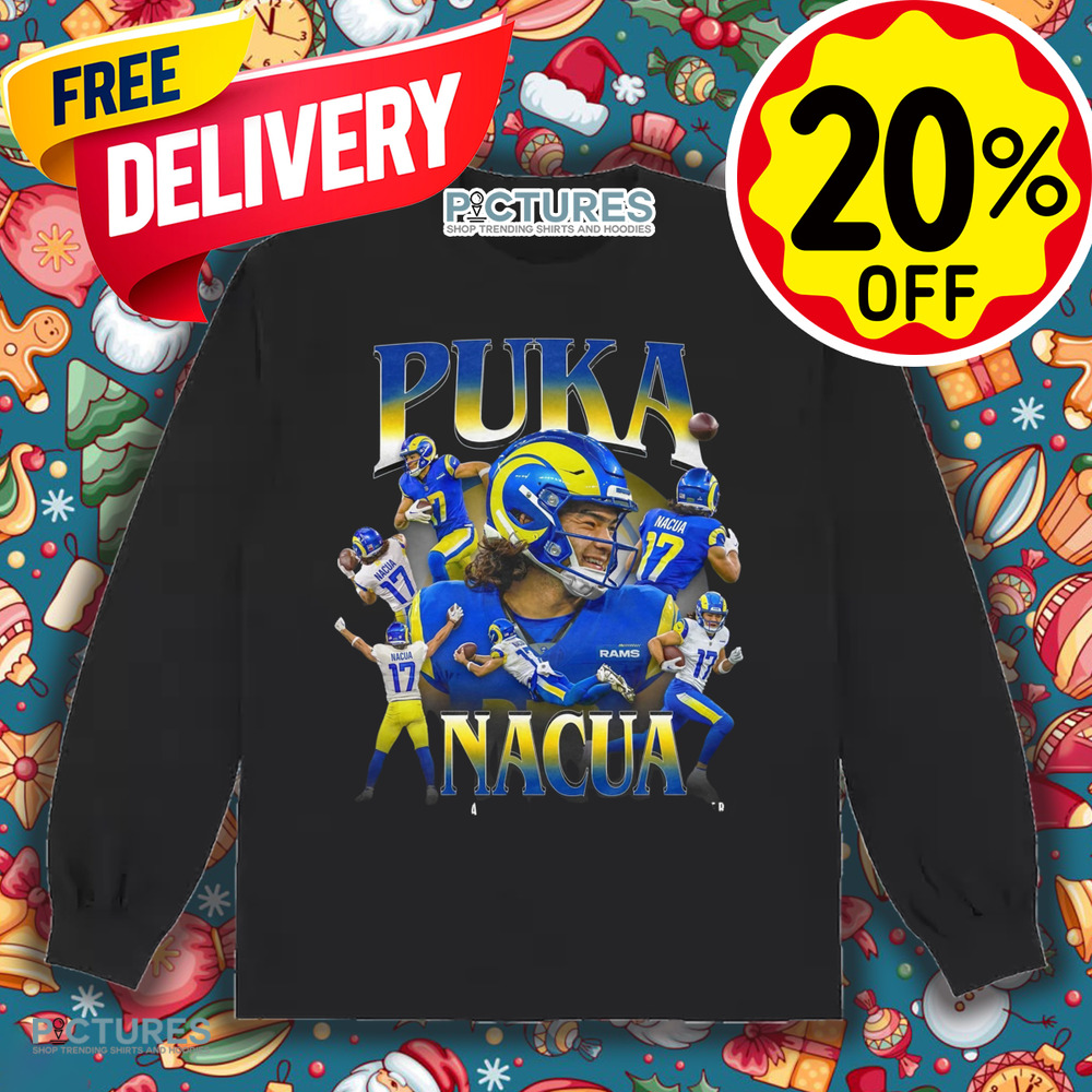 Puka Nacua All-Time Rookie Receiving Leader Vintage Bootleg Shirt