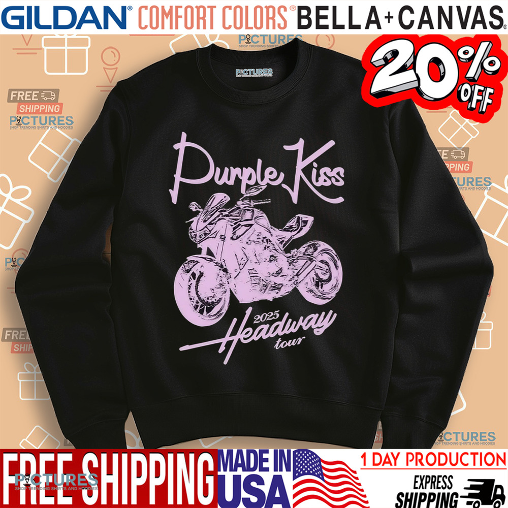 Purple Kiss 2025 Headway Tour Shirt