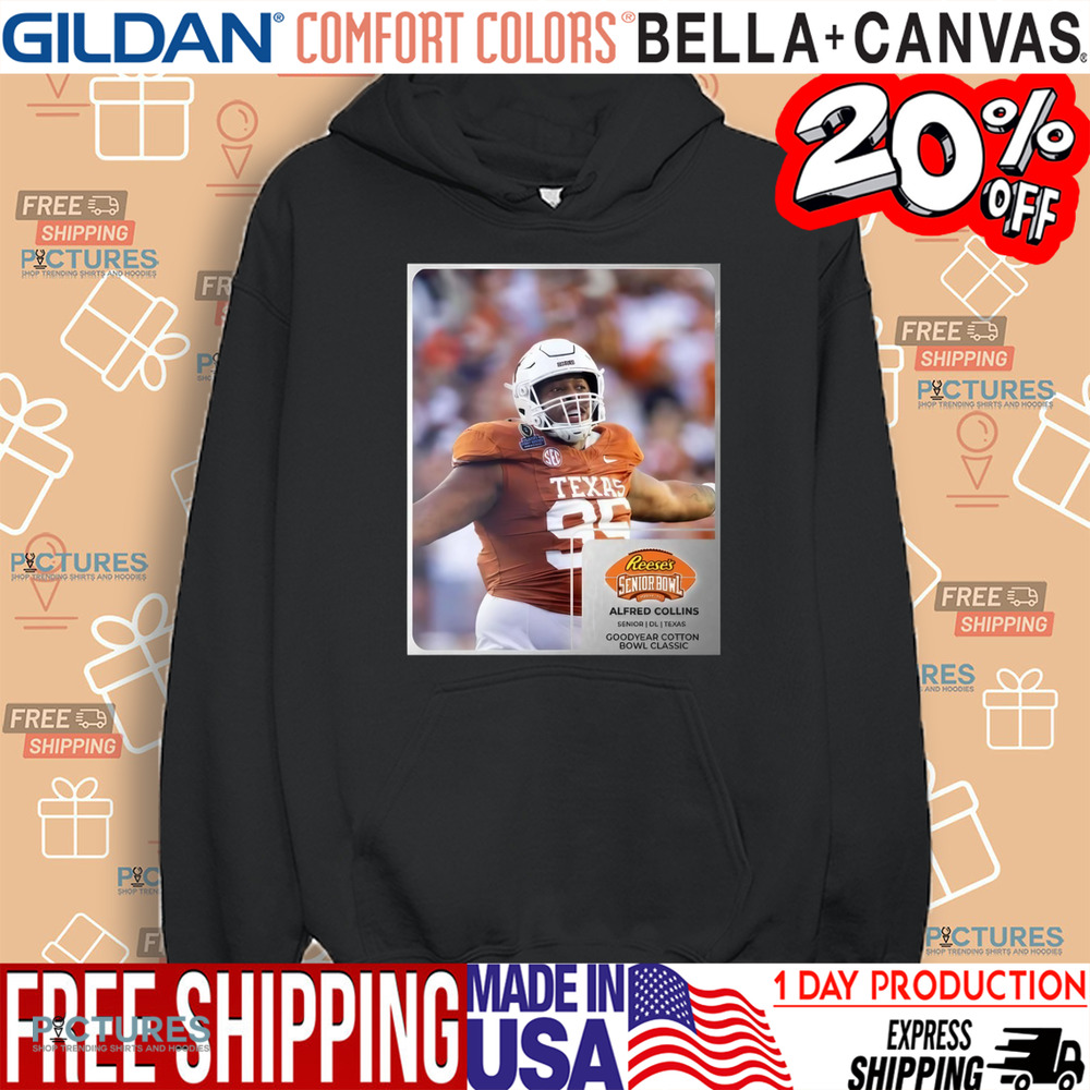 Reese’s Senior Bowl Alfred Collins Texas Longhorns Goodyear Cotton Bowl Classic 2025 Shirt