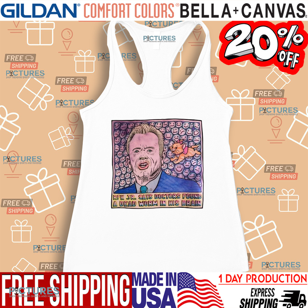 Rfk Jr Says Doctors Found A Dead Worm In His Brain Shirt